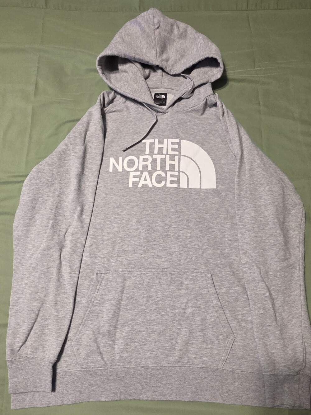 The North Face Men's Grey Logo Hoodie